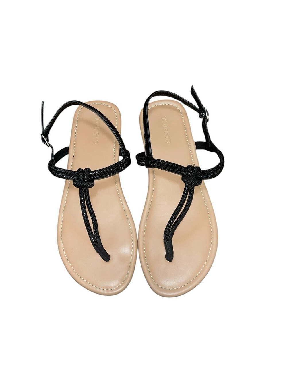 Embellished Knot T-Strap Sandal, 11 - Picture 2 of 4
